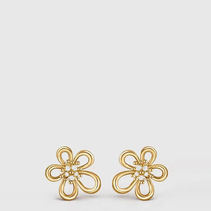 반클리프 아펠 여성 플라워 레이스 이어링 - Van Cleef & Arpels Womens… - 1