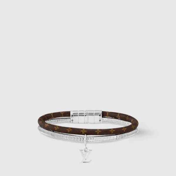 루이비통 남/녀 모노그램 스월 팔찌 - Louis vuitton Unisex Monogra… - 1