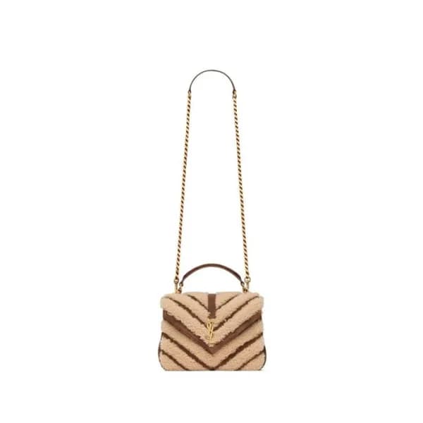 입생로랑 여성 브라운 퀄티드 백 - Saint Laurent Womens Brown Col… - 1