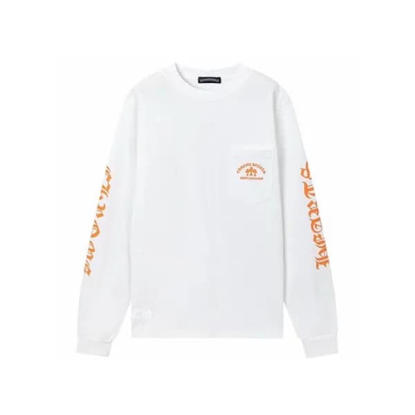 크롬하츠 남성 라운드 긴팔티 - Chrome Hearts Mens Round Tshirt … - 1