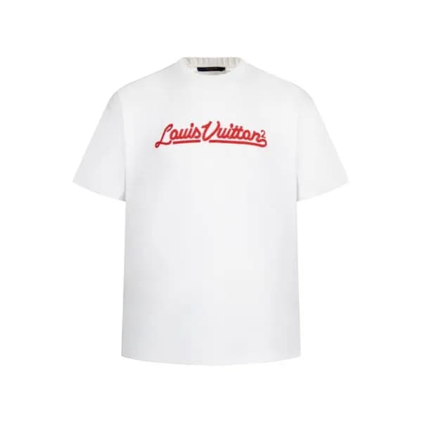 루이비통 남성 라운드 반팔 티셔츠 - Louis vuitton Mens Round Tshi… - 1