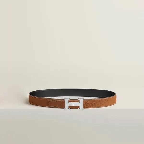 에르메스 남성 H Striee 버클 리버서블 벨트 - Hermes Mens H Striee… - 1