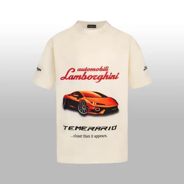 발렌시아가 남성 라운드 반팔 티셔츠 - Balenciaga Mens Round Tshirt… - 1