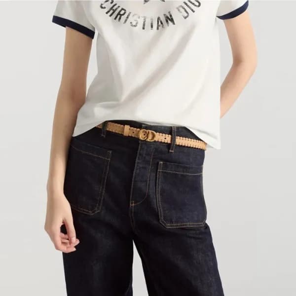 디올 여성 새들 벨트 - Dior Womens Saddle Belt - bel358x - 1