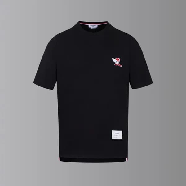 톰브라운 남성 라운드 반팔티 - Thom Browne Mens Round Tshirts -… - 1