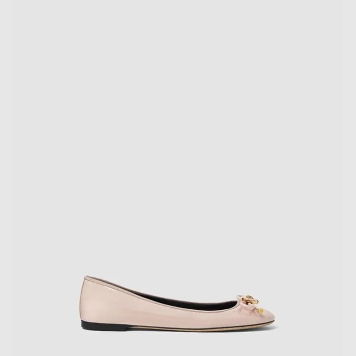 베르사체 여성 리본 에나멜 발레화 - Versace Womens Ribbon Enamel … - 1