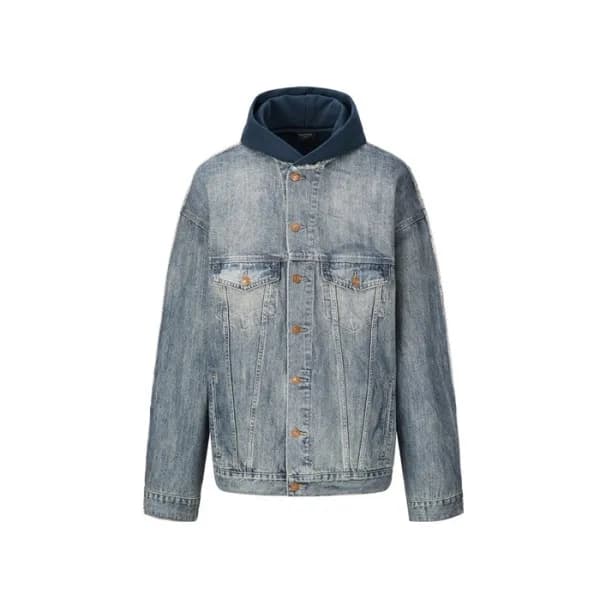 발렌시아가 남성 후드 자켓 - Balenciaga Mens Hood Jacket - bac… - 1
