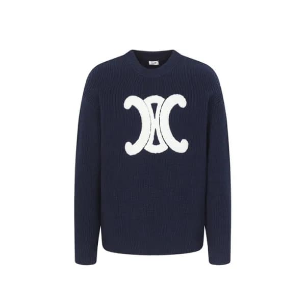 셀린느 남성 라운드 스웨터 - Celine Mens Round Sweater - cec87… - 1