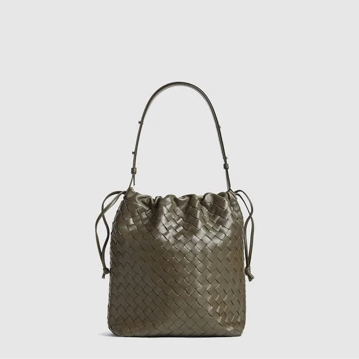 보테가베네타 남성 인트레치아토 비블리오테카 버킷 백 - Bottega veneta Mens… - 1