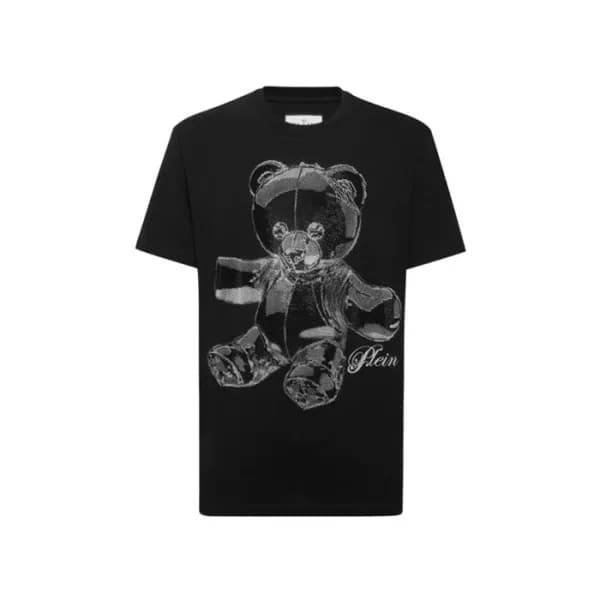 필립플레인 남성 라운드 반팔티 - Philipp-plein Mens Round Tshirt… - 1