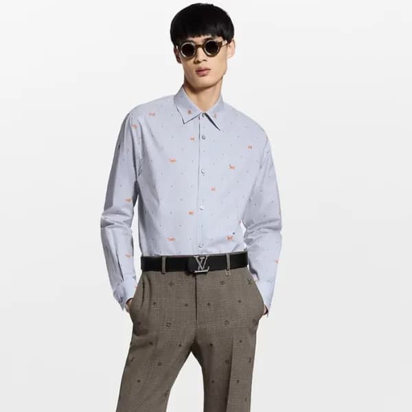 루이비통 남성 클래식 셔츠 - Louis vuitton Mens Dress Shirts -… - 1