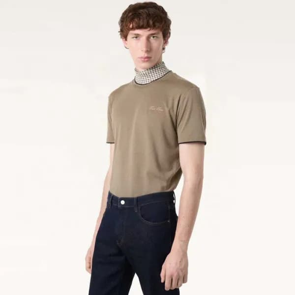 로로피아나 남성 라운드 반팔티 - Loro Piana Mens Round Tshirt - … - 1