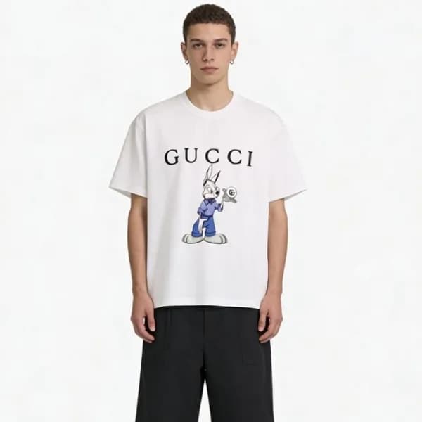 구찌 남성 라운드 반팔티 - Gucci Mens Round Tshirt - guc14256… - 1