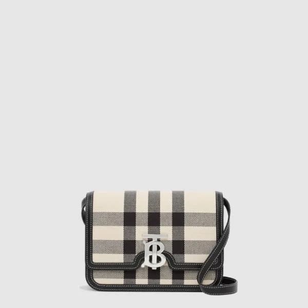 버버리 여성 스몰 익스클루시브 로고 락 백 - Burberry Womens TB Smal… - 1