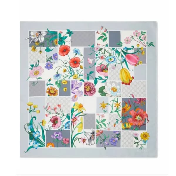 구찌 여성 스퀘어 스카프 - Gucci Womens Square Scarf - acc771… - 1