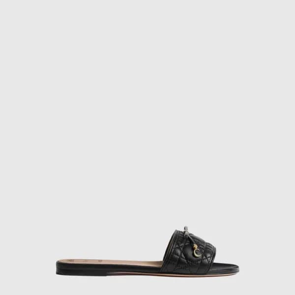 디올 여성 까나쥬 슬라이드 - Dior Womens Cannage Slides - hes1… - 1