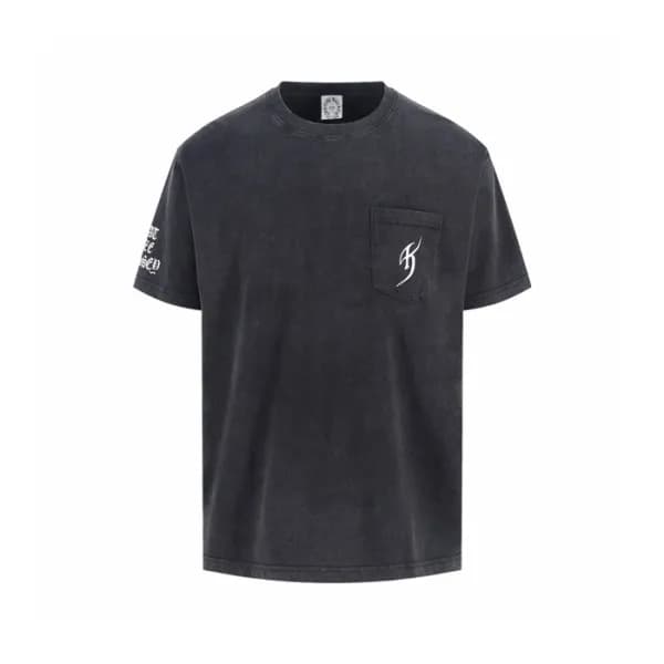 크롬하츠 남성 라운드 반팔티 - Chrom Hearts Mens Round Tshirt -… - 1