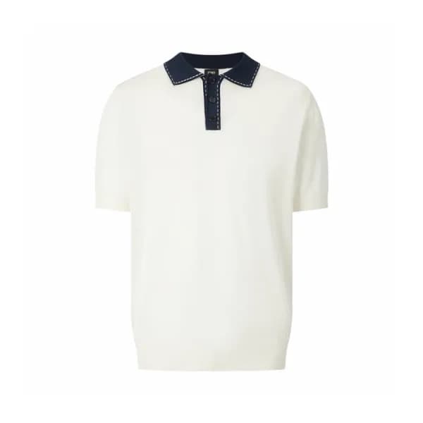 펜디 남성 폴로 반팔 티셔츠 - Fendi Mens Polo Tshirt - fec1591… - 1