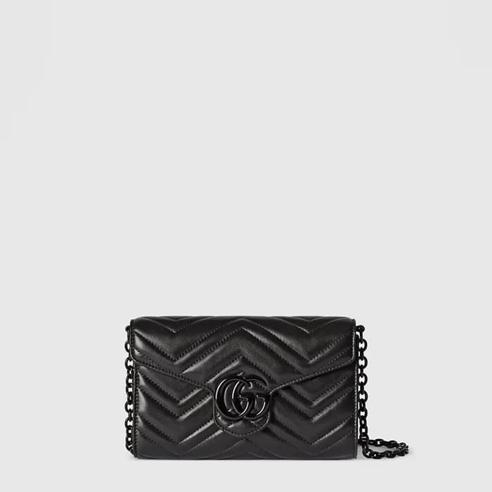 구찌 여성 GG 마몬트 월렛 온 체인 - Gucci Womens GG Marmont Wal… - 1