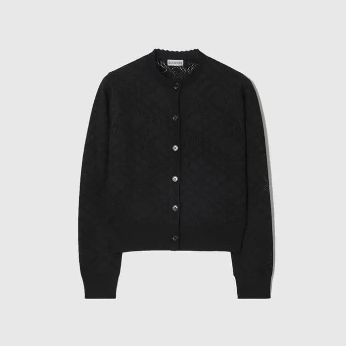 버버리 여성 체크 디건 - Burberry Womens Checked Cardigan - buc16669x - 1