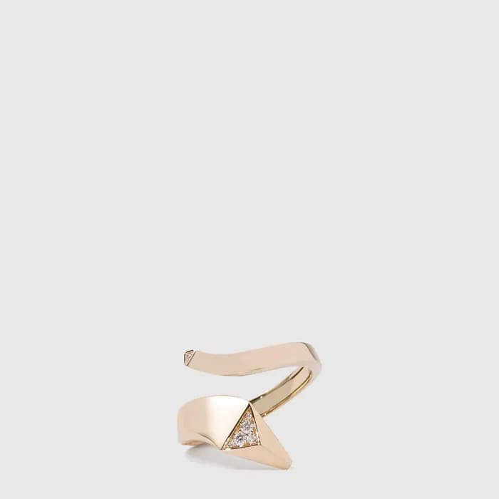 프라다 여성 이터널 골드 스네이크 미니 반지 - Prada Womens Eternal Gold Snake Mini Ring - acc10299x - 1