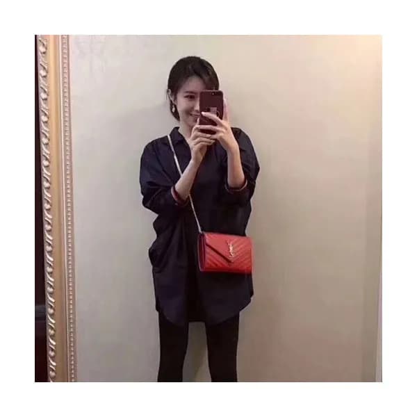 Saint Laurent Women Monogram Chain Shoulder Bag,22… - 1