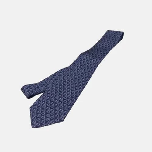 GUCCI MENS NECKTIE NAVY - 구찌 남성용 넥타이 네이비 - 1