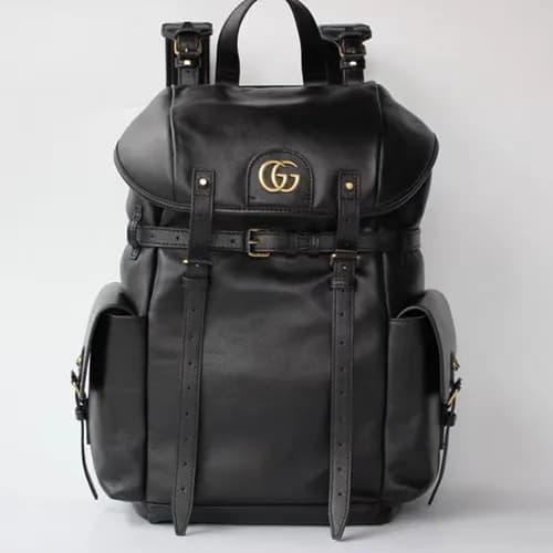 Gucci Belle Leather Back Pack,40CM - 구찌 BELLE 르벨 레… - 1