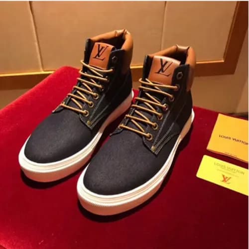 2018/19 Louis Vuitton Denim High Top Boots - 루이비통 … - 1