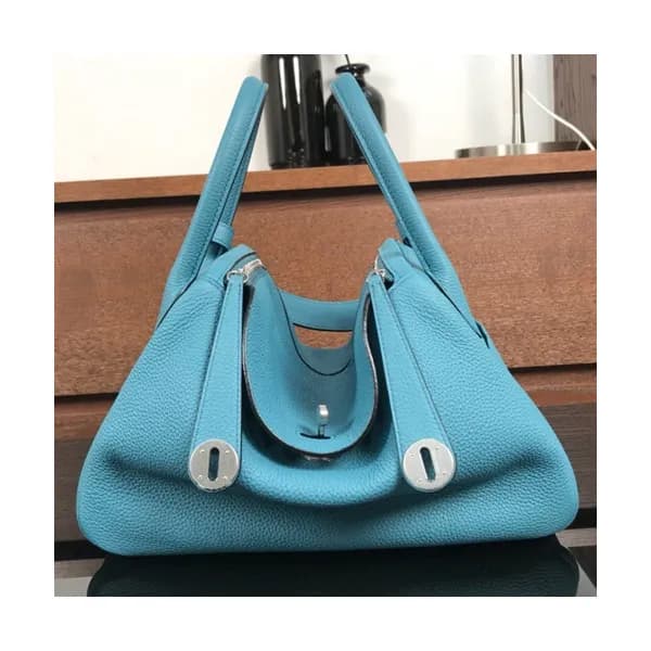 Hermes Lindy Togo Leather Tote Shoulder Bag ,26cm … - 1