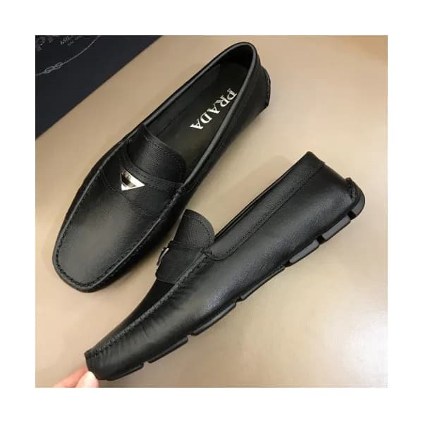 [매장판] Prada 2018 Mens Leather Loafer - 프라다 남성 레더 … - 1