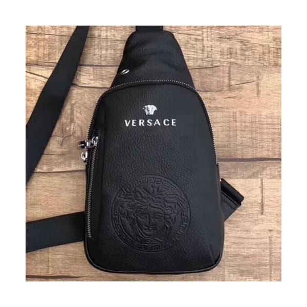 Versace 2018 Leather Hip Sack ,28CM - 베르사체 2018 레… - 1