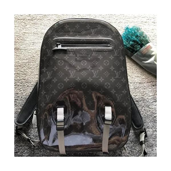 Louis Vuitton 2018 Monogram Titanium Back Pack,31c… - 1
