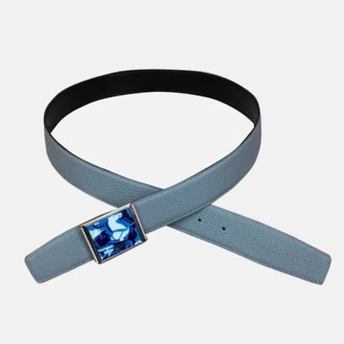 [커스텀급]Hermes 2019 Mens Box Togo Leather Belt - 에르메… - 1