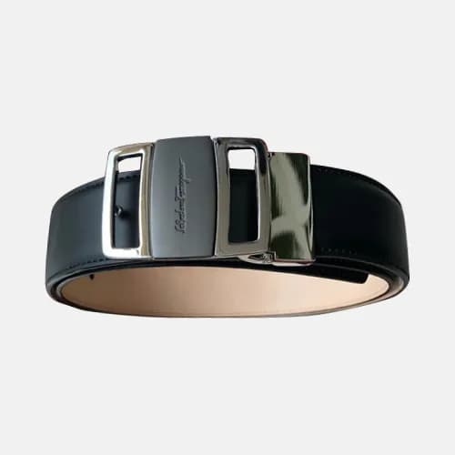 Ferragamo 2019 Mens Gancio Business Leather Belt -… - 1