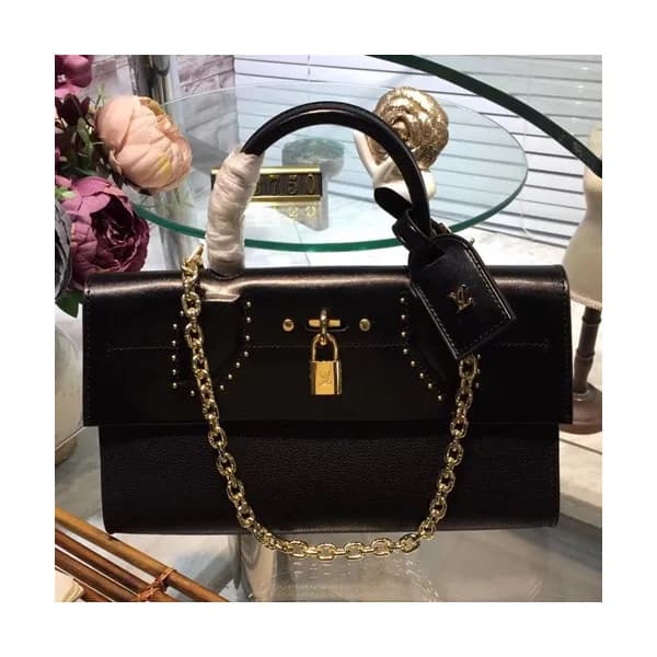 Louis Vuitton Pochette City Steamer Tote Shoulder … - 1