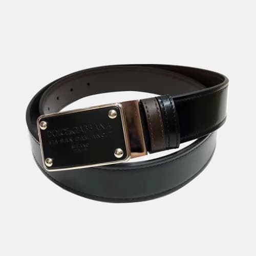 Dolce&Gabbana 2019 Mens Classic Box Buckle Leather… - 1