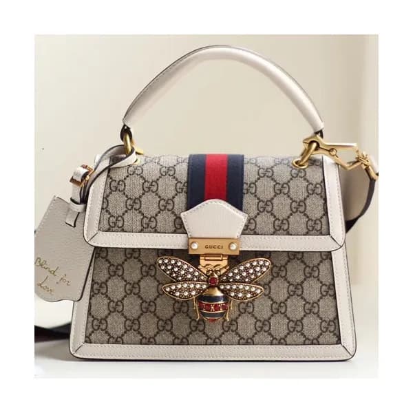 Gucci GG Queen Margaret Leather Tote Shoulder Bag,… - 1