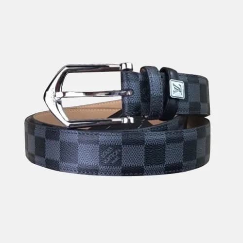 Louis vuitton 2019 Mens Damier Classic Buckle Leat… - 1