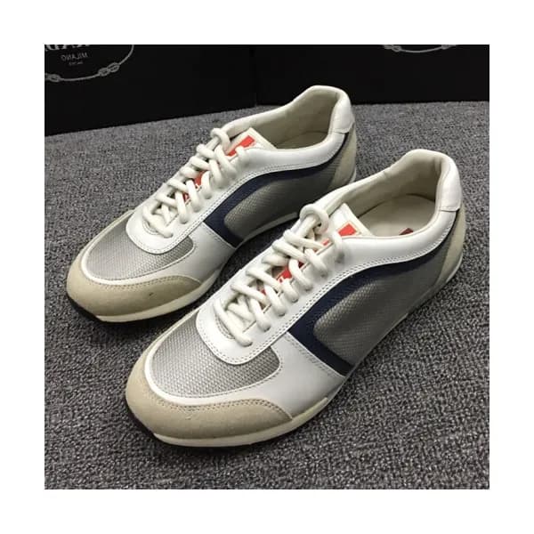 Prada 2019 Mens Business Leather Sneakers - 프라다 남성… - 1