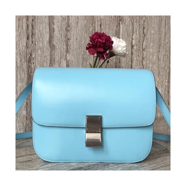 Celine Leather Classic Box Shoulder Bag,24CM - 셀린느… - 1