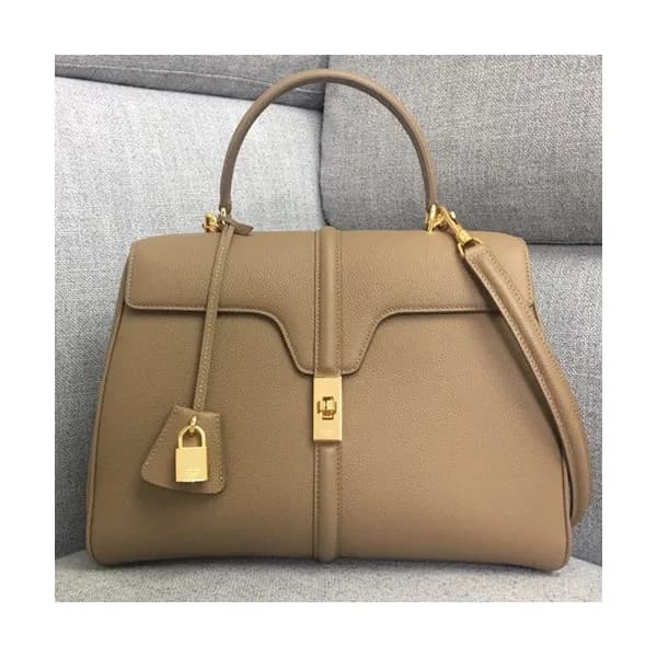 Celine 16 Leather Medium Tote Shoulder Bag,32CM - … - 1