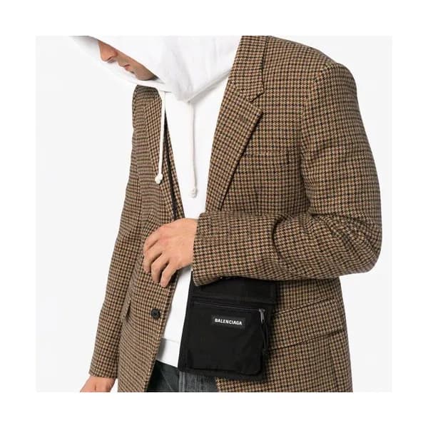 Balenciaga 2019 Canvas Shoulder Cross Bag,19CM - 발… - 1