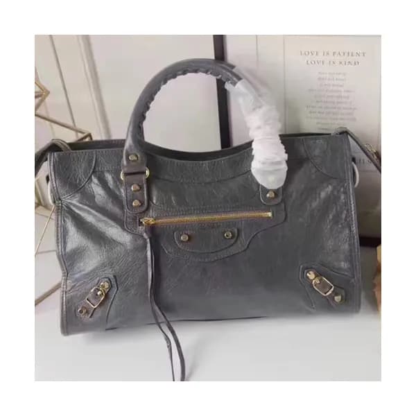 Balenciaga 2019 Classic City Leather Tote Shoulder… - 1