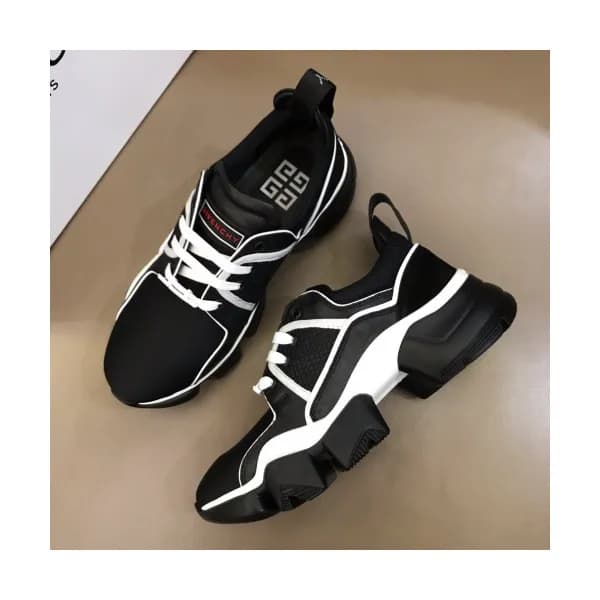 Givenchy 2019 Mens Logo Leather Trainer - 지방시 남성 로… - 1