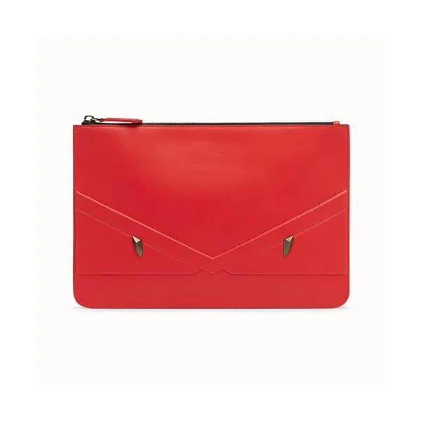 [시선강탈]Fendi 2019 Leather Bag Bugs Clutch Bag ,29.5… - 1