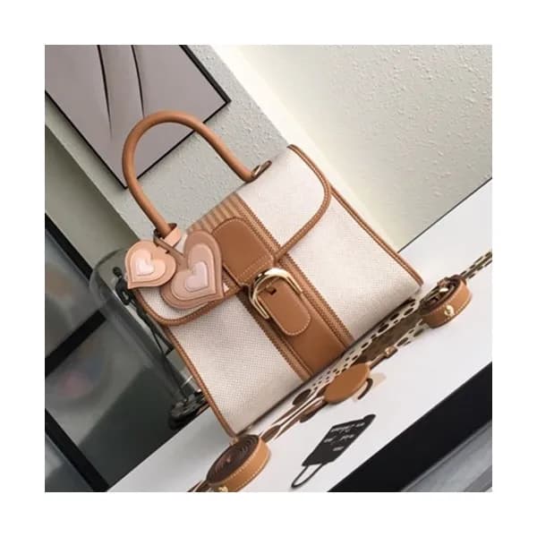 Delvaux 2019 Leather Tote Shoulder Bag,28 CM - 델보 … - 1