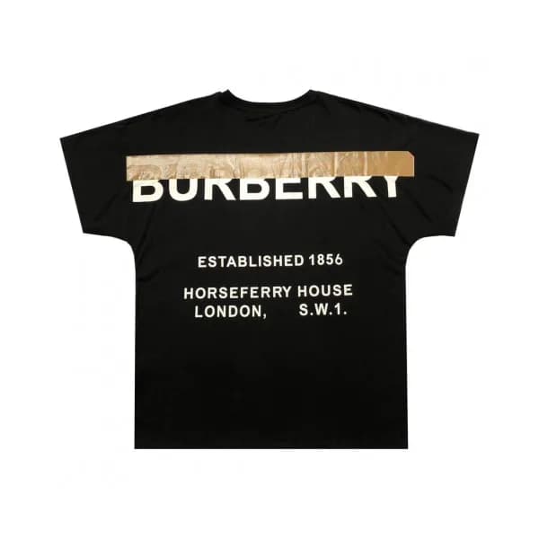 Burberry 2019 Mens Logo Cotton Short Sleeved Tshir… - 1