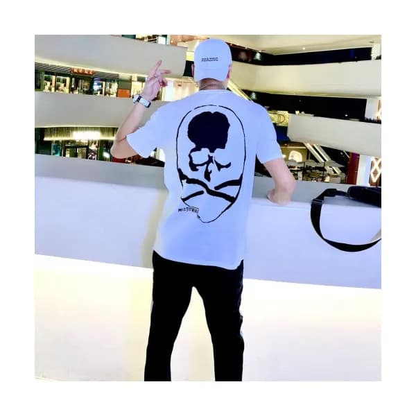 Mastermind Japan 2019 Mens Cruz Skull Cotton Short… - 1