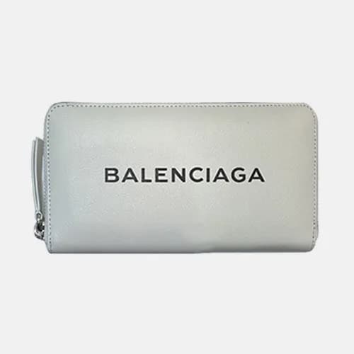 Balenciaga 2019 Leather Zip Round Wallet.19cm - 발렌… - 1